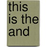 This is the And by Victor van Doorn