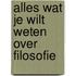 Alles wat je wilt weten over filosofie