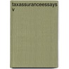 TaxAssuranceEssays V by Unknown
