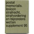Postal Memorialis. Lexicon strafrecht, strafvordering en bijzondere wetten supplement 95