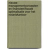 Nieuwe managementconcepten en financieel/fiscale optimalisatie voor het notariskantoor by Koen Van Duyse