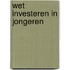 Wet investeren in jongeren
