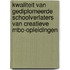 Kwaliteit van gediplomeerde schoolverlaters van creatieve MBO-opleidingen
