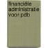Financiële administratie voor pdb