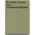 De zeven clusters voor crisisbestendigheid
