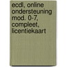 ECDL, online ondersteuning mod. 0-7, compleet, licentiekaart by A.H. Wesdorp