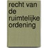 Recht van de ruimtelijke ordening
