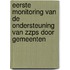 Eerste monitoring van de ondersteuning van zzps door gemeenten