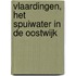 Vlaardingen, het spuiwater in de Oostwijk