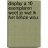 Display a 10 exemplaren Weet je wat ik het liefste wou