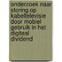 Onderzoek naar storing op kabeltelevisie door mobiel gebruik in het Digitaal Dividend