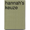 Hannah's keuze