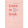 Lessen in lyriek by W. Bronzwaer