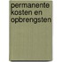 Permanente kosten en opbrengsten