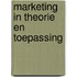 Marketing in theorie en toepassing