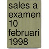 Sales A examen 10 februari 1998 by Unknown