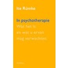 In psychotherapie by I. Rumke