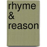 Rhyme & reason door D. Siersema