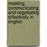 Meeting, communicating and negotiating effectively in English