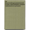 De toescheidingsovereenkomst inzake nationaliteiten tusasen Nederland en Suriname by H.A. Ahmad Ali