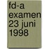 FD-A examen 23 juni 1998