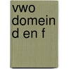 Vwo domein D en F door Onbekend