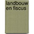 Landbouw en fiscus