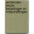 Wetteksten lokale belastingen en milieuheffingen