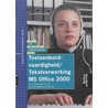 Toetsenbordvaardigheid/ tekstverwerking MS Oficce 2000 by J.J.L. Aerssens-Brochard