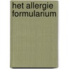 Het allergie formularium door Onbekend