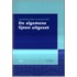 De algemene lijnen uitgezet