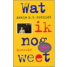 Wat ik nog weet door Annie M.G. Schmidt