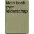 Klein boek over Leiderschap