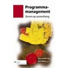 Programmamanagement by T. van der Tak