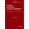 Politieke ministeriële verantwoordelijkheid door I.A. Van Der Driessche