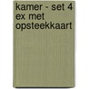 Kamer - set 4 ex met opsteekkaart by E. Donoghue