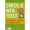 Check je webtekst door E. Tiggeler