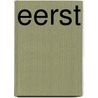 Eerst by Esther Jansma