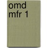 OMD MFR 1 door J.J.A.W. Van Esch