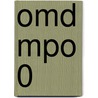 OMD MPO 0 door J.J.A.W. Van Esch
