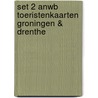 Set 2 ANWB toeristenkaarten Groningen & Drenthe