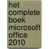 Het complete boek microsoft office 2010
