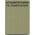 Schadeherstellen 1e meetmoment