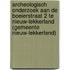 Archeologisch onderzoek aan de Boeierstraat 2 te Nieuw-Lekkerland (gemeente Nieuw-Lekkerland)