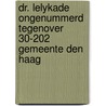 Dr. Lelykade ongenummerd tegenover 30-202 gemeente Den Haag door M. Benjamins