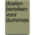 Doelen bereiken voor Dummies