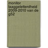 Monitor Laaggeletterdheid 2009-2010 van de G52 door Anna Geertsma