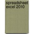 Spreadsheet Excel 2010