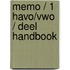 Memo / 1 havo/vwo / deel Handbook