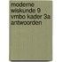 Moderne wiskunde 9 vmbo kader 3a antwoorden
